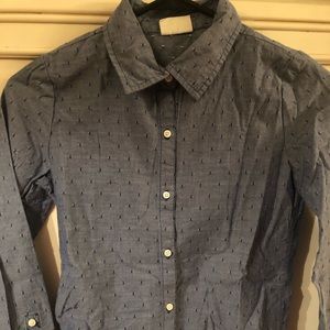 Crazy 8 denim long sleeve shirt